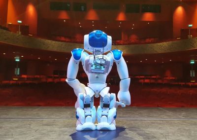 robot on stage