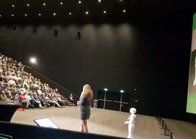 Helma Lensen, spreker robots in het onderwijs